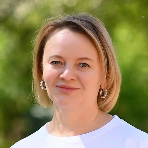 Наталія Оніпко — спікерка тренінгу; портрет зі сторінки організатора